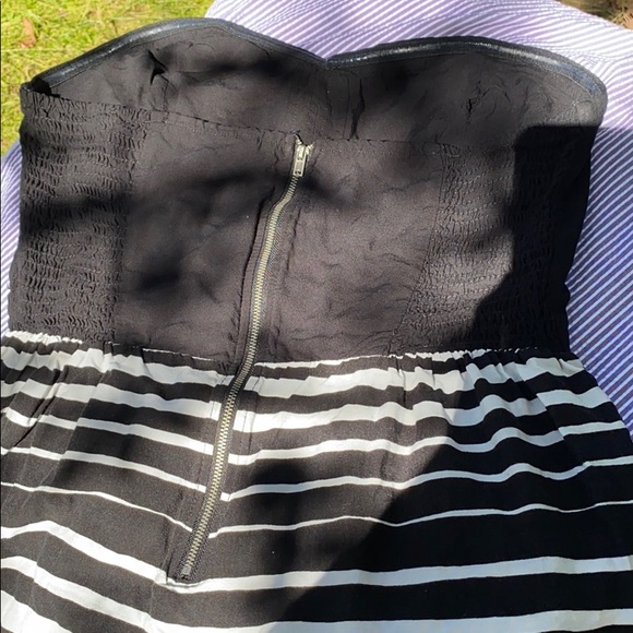 ✨Blk/Wht Strapless Mini-Dress, Xhilaration✨Sz XL✨ - Picture 3 of 6